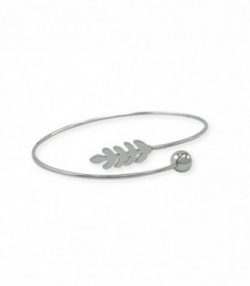 Pulsera esclava acero plumita 23PU75