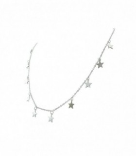 Choker plata estrellas SCC0045