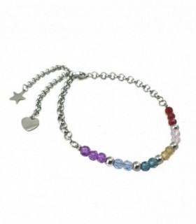 Pulsera acero SW multicolor