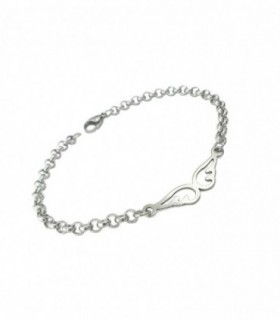 Pulsera alitas acero 23apu97