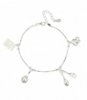 Pulsera Cheff de plata