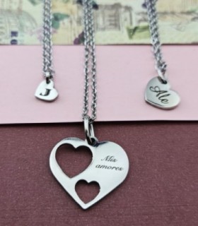 Corazon triple personalizado