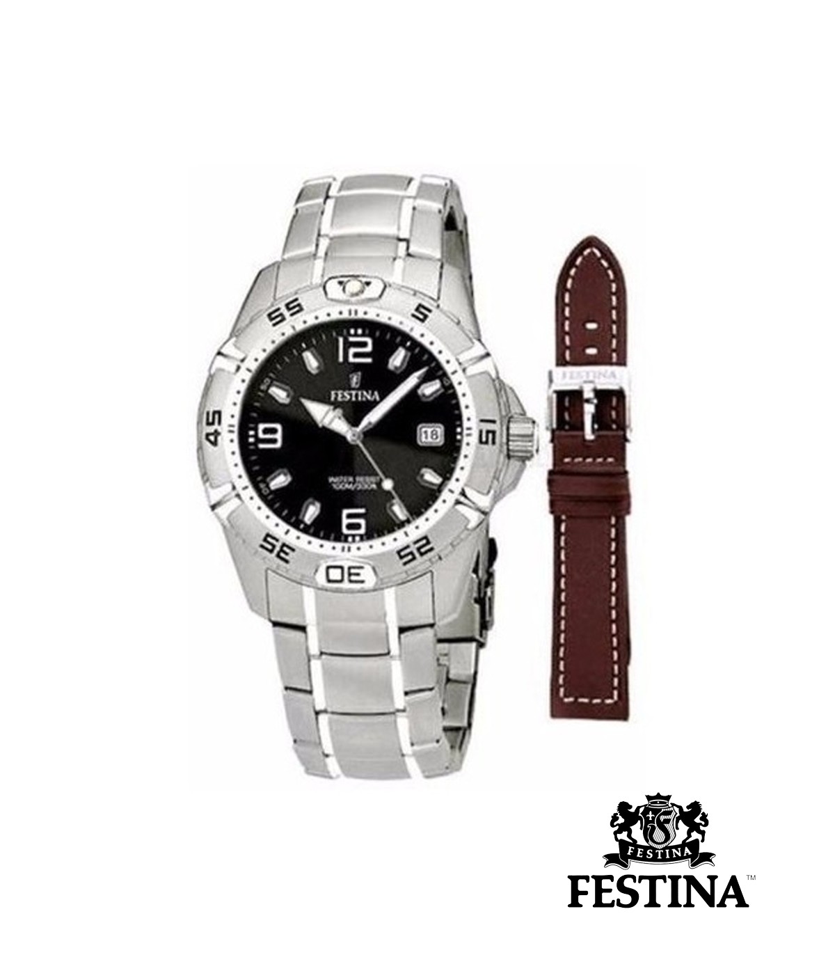 FESTINA CABALLERO DOBLE MALLA BLACY F16170