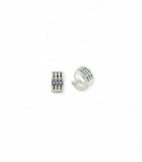 ARGOLLITAS DE PLATA CON CUBIC MULTICOLOR SCA1049