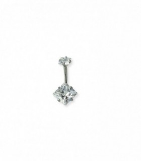 PIERCING OMBLIGO CUBIC CUADRADO vpo0022