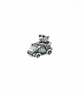 Dije charms auto ratoncitos de plata para pulsera SYD3848