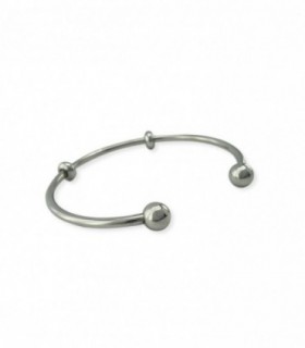 Pulsera acero para dijes charms FPE4135