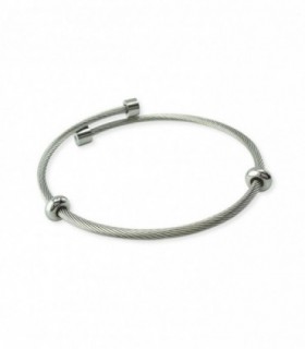 Pulsera acero para dijes charms FPE4136