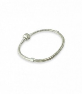 Pulsera de plata para dijes charms SYP1026 18