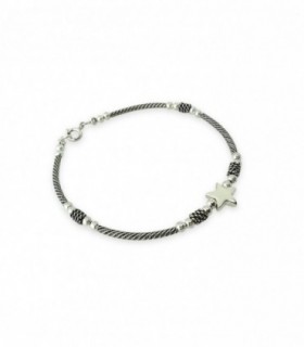 Pulsera plata estrella APP0022